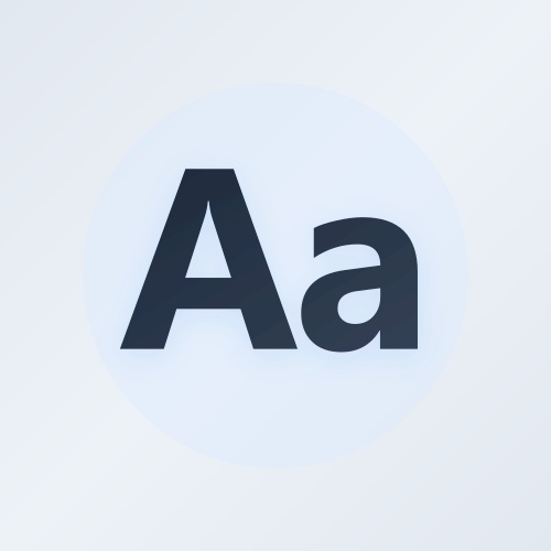 Crisp Typography High Resolution